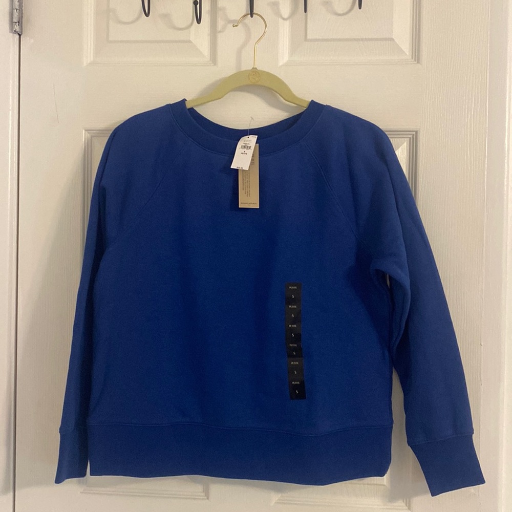 Banana republic navy sweatshirt